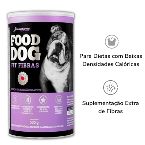 Botupharma Pet Line Suplemento Vitamínico Botupharma Pet Food Dog Fit Fibras - 500 G