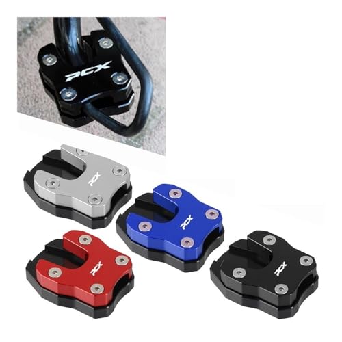 Plaque support latérale d'extension béquille pour PCX 125 et ADV 350