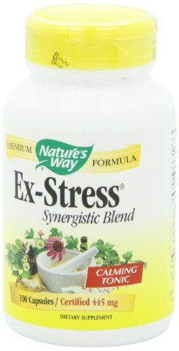 Nature's Way Premium Blend Ex-Stress Calming Herbal Formula 890 Mg Per Serving 100 Vcaps #TOP7