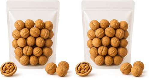 Image of Crazy Nuts | California Grown Whole Walnuts In Shell, 1lb | Raw Walnuts Whole Bulk, Nuts in Shells for Squirrels (Pack of 2)