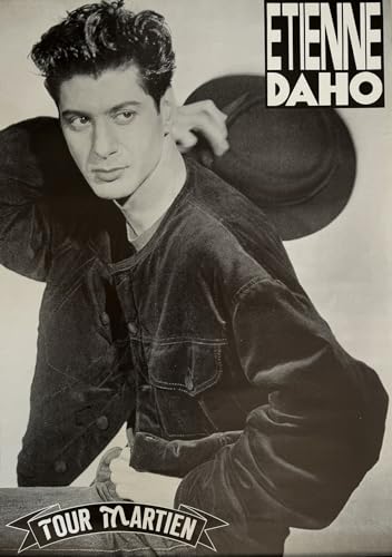 Affiche Etienne Daho Tour Martien souvenir exclusif pour fans de pop