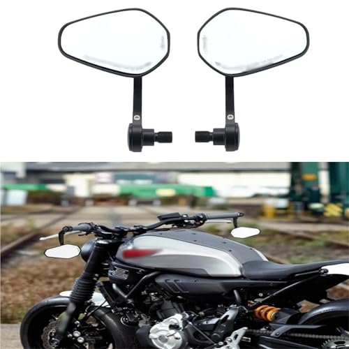 Espejo retrovisor para manillar de moto compatible con Yamaha MT-07 y MT-09 5