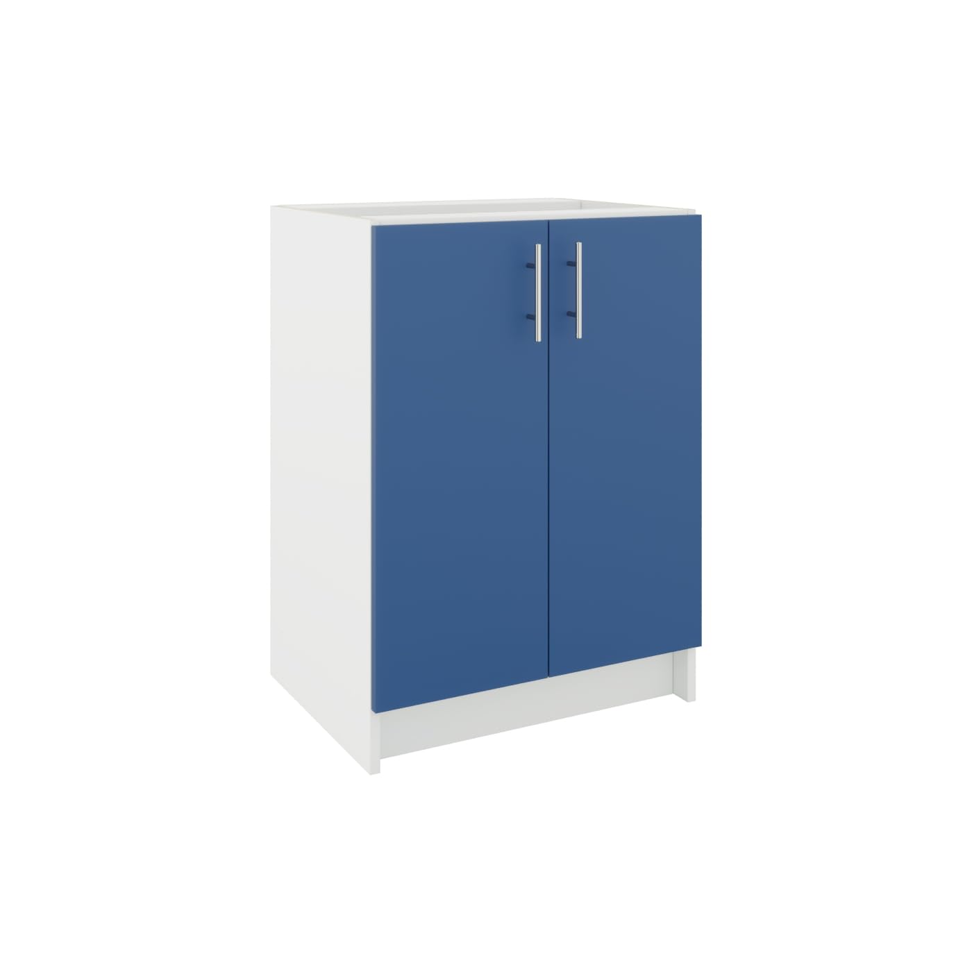 JD Greta Fixed Height 600mm Kitchen Base Cabinet Floor Unit (Without Worktop) โ Navy Matt