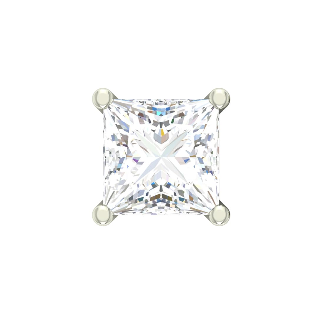 CLARA 925 Sterling Silver Square Solitaire 7 mm Stud Men Earring |Gift for Men & Boys| 1 Piece (B0CTFKCFV2) Amazon Price History, Amazon Price Tracker