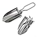 Portable Stainless Steel Folding Shovel for Camping, Compact Garden Spade with Carry Bag, Lightweight Survival Tool, Foldable Metal Shovel for Hiking and Outdoor Use