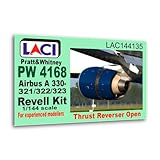 LACI 144135 1/144 PW 4168 エンジン エアバス A330-321/322/323 スラストリバーサー オープン樹脂アクセサリーモデルキット