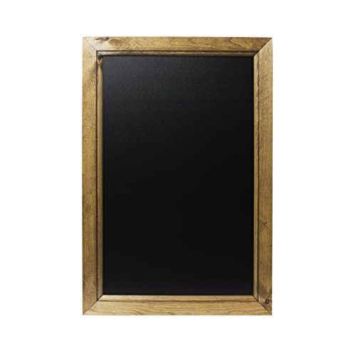 Chalkboards UK WC312 Wood Framed Blackboard, A2, Dark Oak, (62.4 x 45 x 1.5cm)