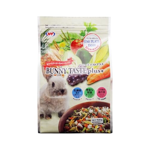 バニー テイストプラス 500g × 2袋 バニー うさぎ 小動物用フード ペットフード おやつ 乳酸菌配合 [BU031sa]