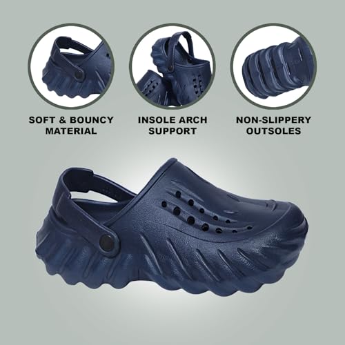 Image of Men's Clogs | Lightweight, Waterproof, Durable & Stylish Casual Footwear | Indoor & Outdoor Slip-On Slippers for Men