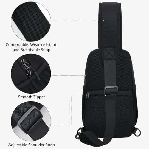 Morral Peicees Crossbody verde para viaje y senderismo miniatura 6