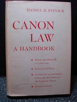 Hardcover Canon law,: A handbook Book
