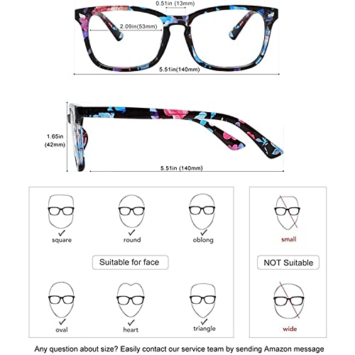 Image of Dervin Blue Light Blocking Glasses Gaming Filter Transparent Square Eyeglasses for Eye Protection Men Women, Computer /Tablet /Laptop /Mobile /TV, Anti-blue & Anti eyestrain