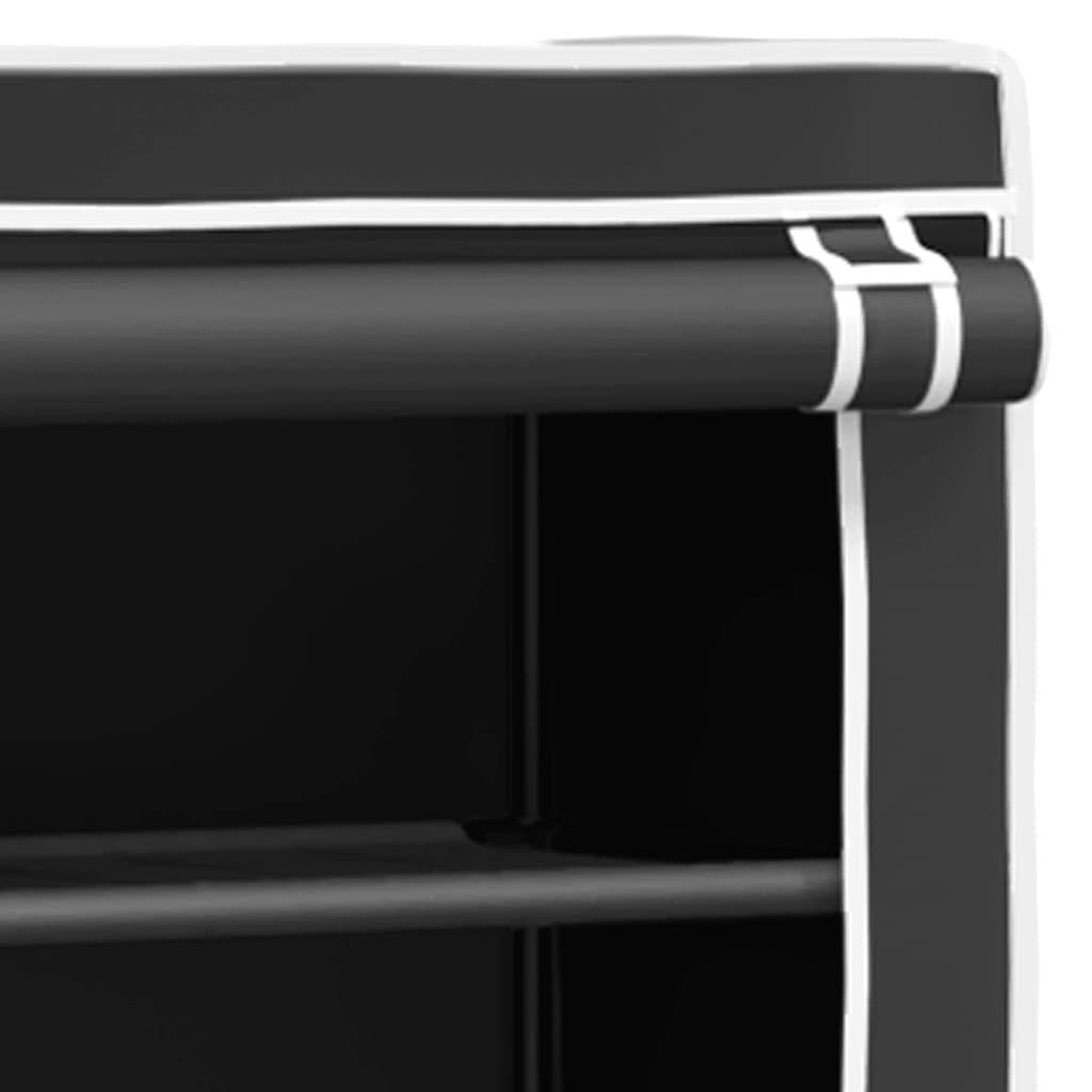 Generico Home & Garden Badezimmer-Zubehör, Handtuchhalter und -Halter, 2-stöckiges Aufbewahrungsregal Über Toilette, Schwarz, 56 x 30 x 170 cm, Eisen