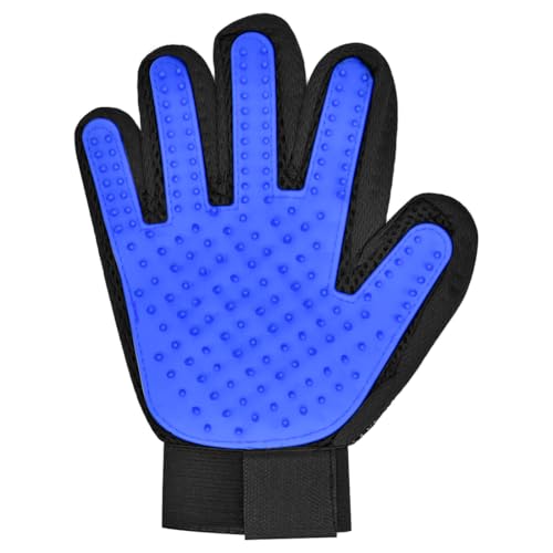 LICQIC Pet Dog Cat Grooming Glove Pet Hair Remover Mitt Pet Grooming Mitt for Dog Cats Rabbits Hors with Long Short Fur