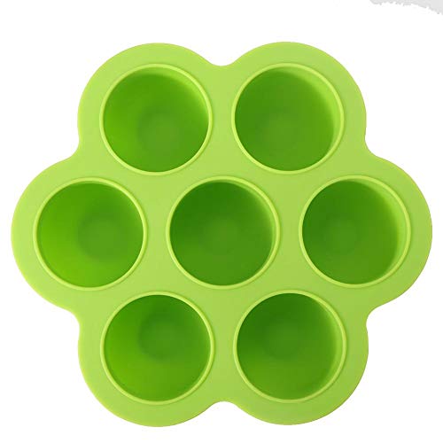 Wifehelper 7 Hole Portable Silicone Egg Bites Mold for Instant Pot Reusable Pressure Molds Cooker Accessories Egg Poachers Specialty Cookware 7 Gallery Image