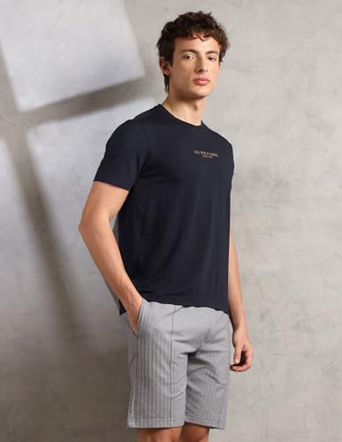 Image of U.S. Polo ASSN. Mens PE005 Premium Supima Cotton Breathable Lounge T-Shirt