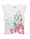 Tuc Tuc Baby-Mädchen Camiseta Punto Y Tul Love Sauvage Unterhemd, weiß, 9 Monate