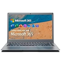 ANSTA Laptop 13,3 Zoll Notebook, Microsoft Office 365, 4GB DDR3 64GB eMMC, Windows 10 Home,Intel Celeron N3350, Dualband WLAN, Intel HD Graphics 500, HDMI,Layout der QWERTZ