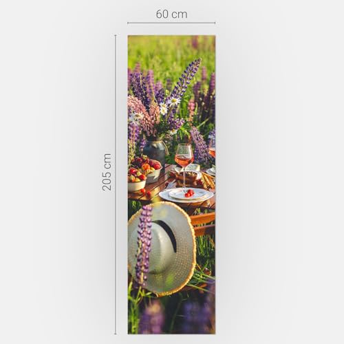 Sticker frigo anti-rayure grand format pour masquer les défauts de cuisine