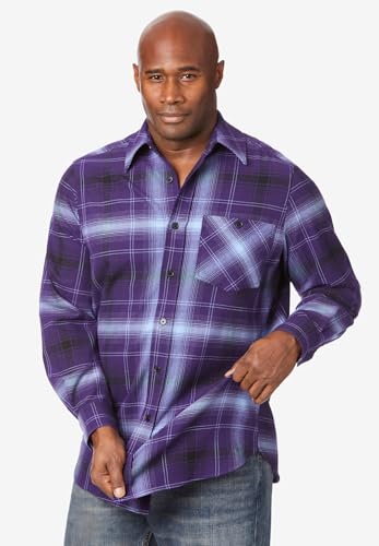 KingSize Men's Big & Tall Stretch Flannel Shirt2