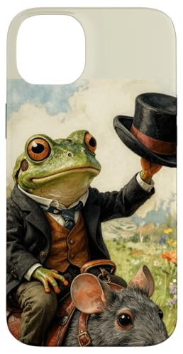 Dapper Frog ��n�}�E�X ���ς��ȃR�e�[�W�R�A �X�}�z�P�[�X iPhone 14 Plus �p