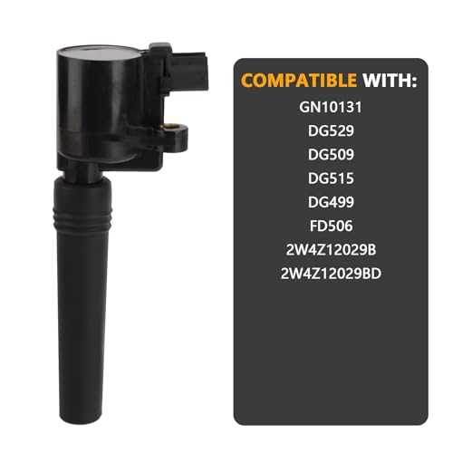 DG529 OEM Ignition Coil - Compatible with Ford Jaguar Lincoln Thunderbird 2002-2005 S-Type 1999-2003 LS 3.0L 3.9L 4.0L 4.2L - Replaces # GN10131 DG529 DG509 by Erovisch - Used condition - Image 7