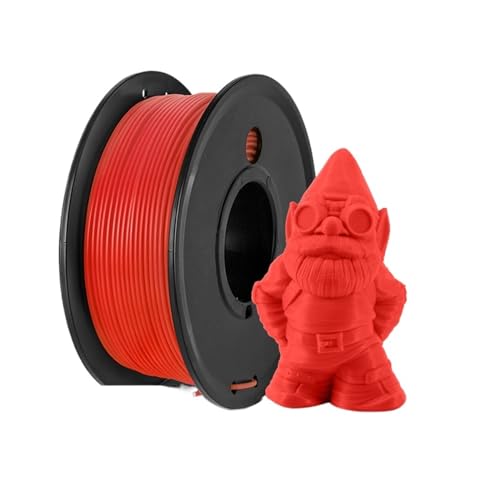 Filament pour imprimante 3D PLA rouge 1.75mm pour petits projets de loisirs créatifs