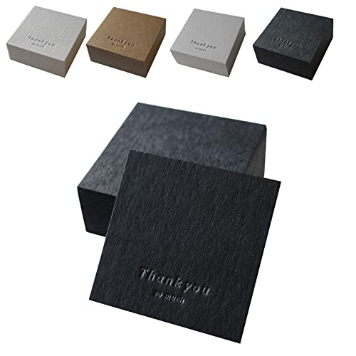 BAY LETTERPRESS TL[J[h  ANZT[䎆 50 ubN ň 57×57mm