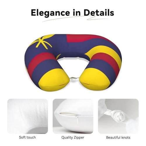 Almohada cervical de poliéster tamaño único negra miniatura 3