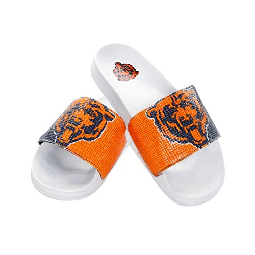 FOCO Gran Logotipo de Strass Slide, Zapatillas Mujer, Color del Equipo, 5-6
