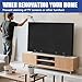 Wibeelee TV Cover Moving Dust Anti-Scratch TV Screen Cover Fits 50
