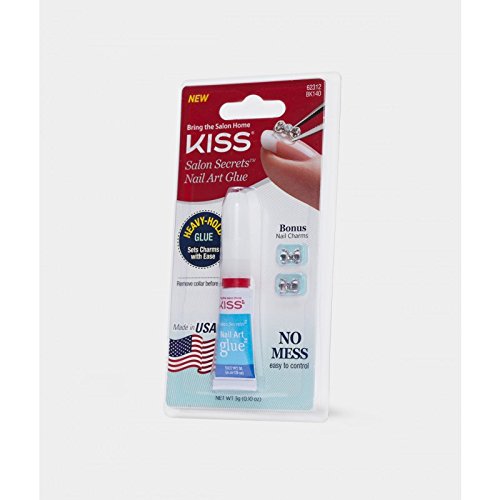 Kiss Nail Glue (Kiss Salon Secrets Nail Art Glue3pc