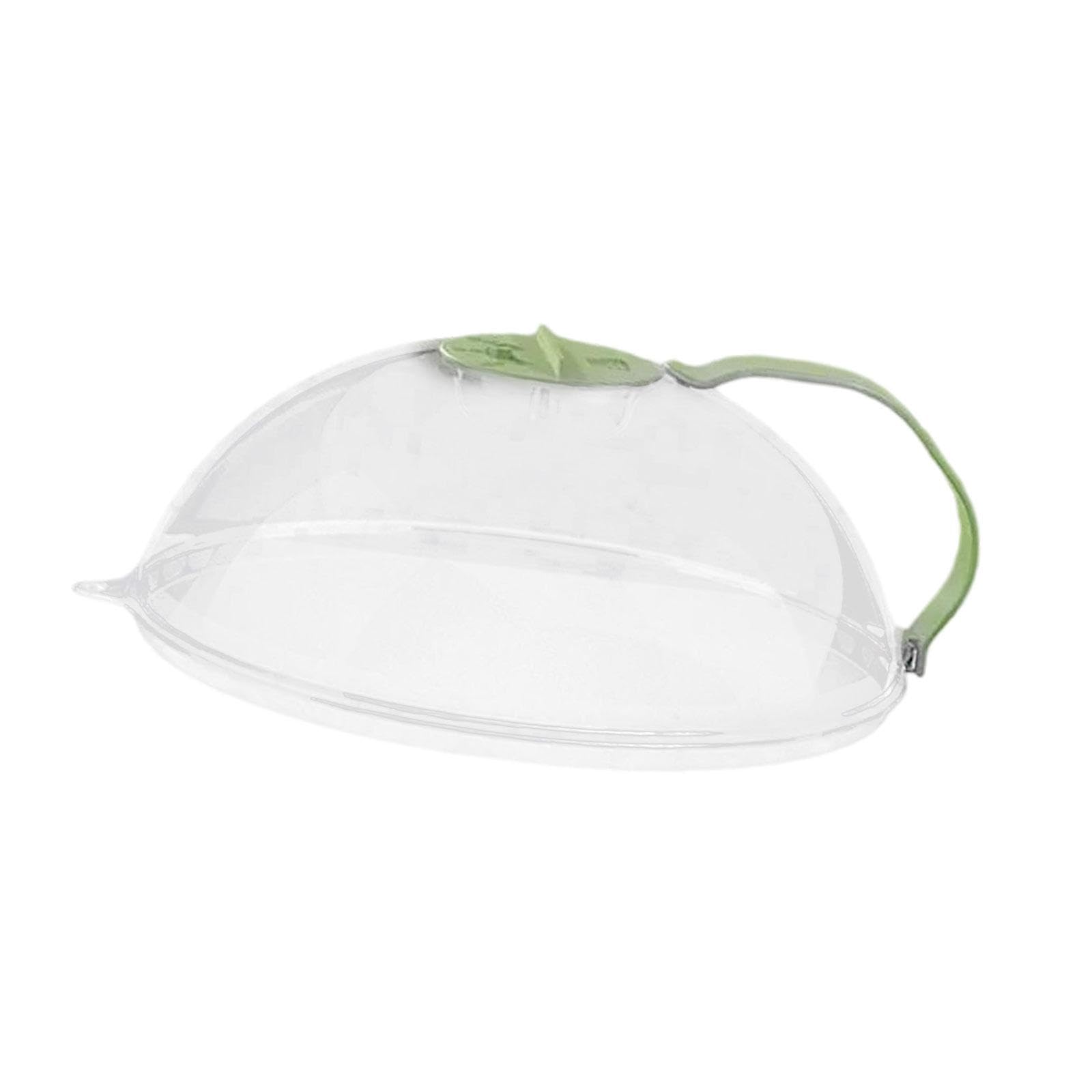 UJEAVETTE Microwave Splatter Cover Reusable Home Use Kitchen Gadget Heat Resistant Lid Green-image-32