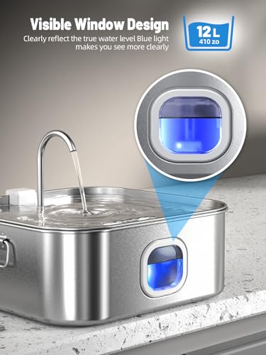 Mailofy WF120 Dog Water Fountain Stainless Steel thumb #2