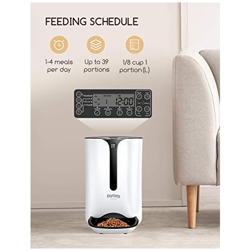 Automatic Cat Feeders, Faroro 7L Automatic Dog Feeder, Cat Feeder with