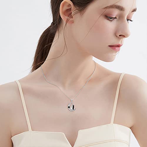 LILALO Nightmare Necklace 925 Sterling Silver Jack and Sally Jewelry Jack and Zero Necklace3