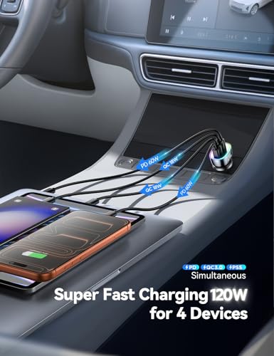 120W for iPhone 17 Pro Max Car Charger - image 8