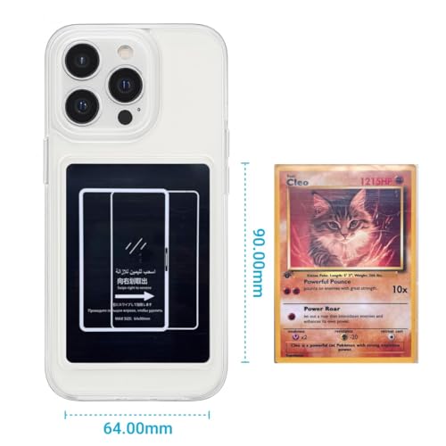 Étui iPhone 17 Pro Max avec porte-carte Top Loader transparent - 3