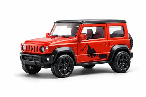 Image of Jimny Die-Cast Toy Car 1:64 Scale Off Road Vehicle - Metal Mini SUV Model | Smooth Rolling Wheels | Diecast Car for Kids & Collectors (Jimny Mini SUV - 1:64 Scale)