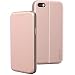 Produktbild BYONDCASE iPhone SE 2016 Hülle Roségold, iPhone 5s Hülle, iPhone 5 Handyhülle [Deluxe Leder Flip-Case Klapphülle] Fullbody 360 Grad Rundumschutz kompatibel mit dem iPhone 5s / 5 / SE2016