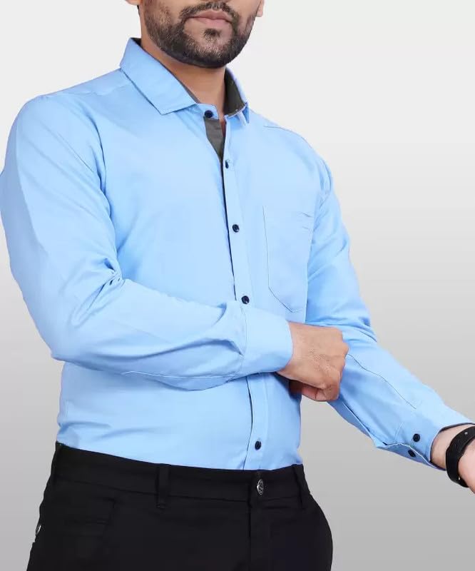 Image of Pinkmint Cotton Soild Combo Men Shirt Formmal Wear Office Wear Regular Fit Shirt