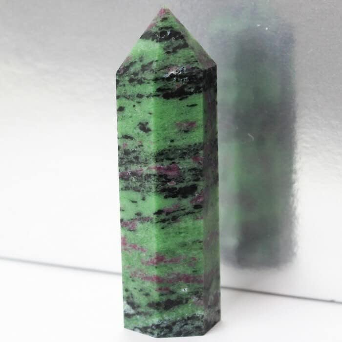 ルビーインゾイサイト 原石 ポイント Point 浄化 石 置物 原石 ポイント ルビー ruby 一点物 天然石 パワーストーン