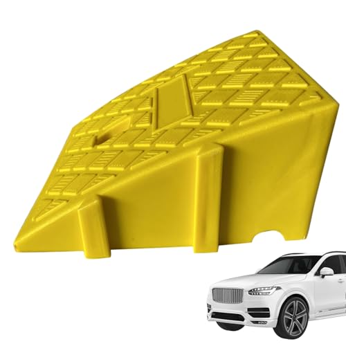 Rampe Bordure De Trottoir,Trottoir B Ordure Voiture Portables R ampe en Plastique Robuste Seuil Caoutchouc Ramp e,Bo rdure TrottoirPour Voit ure, Camion, Scooter, Vélo,Moto