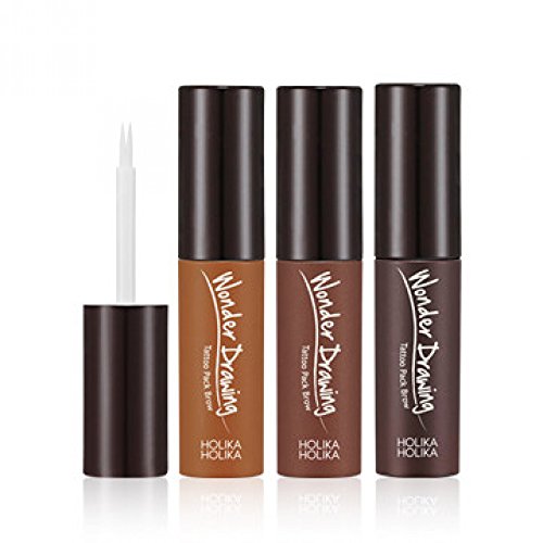 Holika Holika Wonder Drawing Tattoo Pack Brow (#2 Dark Brown)