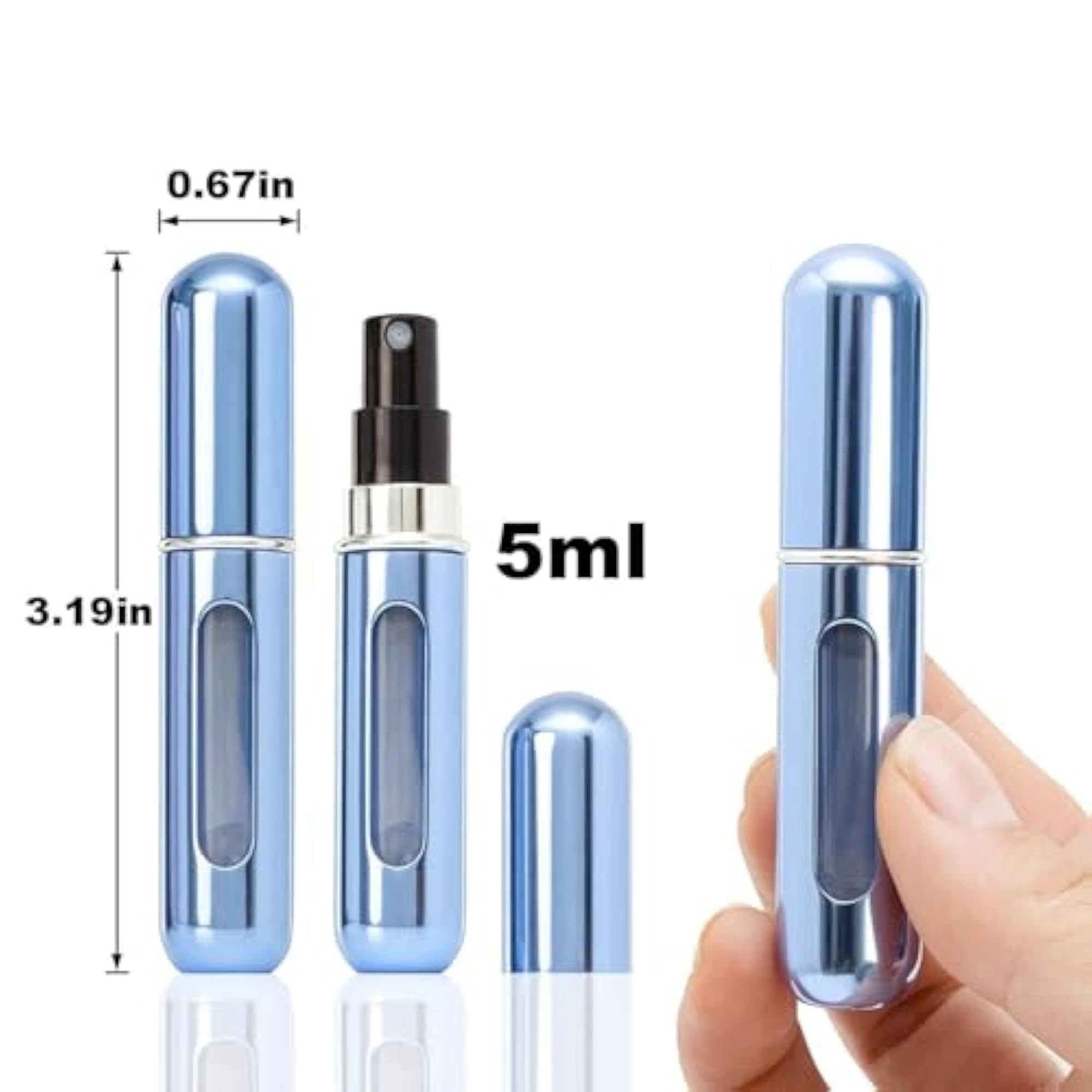 Portable Refillable Perfume Atomizer Bottle