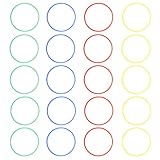 TOYANDONA 20Pcs Anneau De Lancer Jouet D'Extérieur Jouet en Vrac Jouets pour Enfants Lanc...