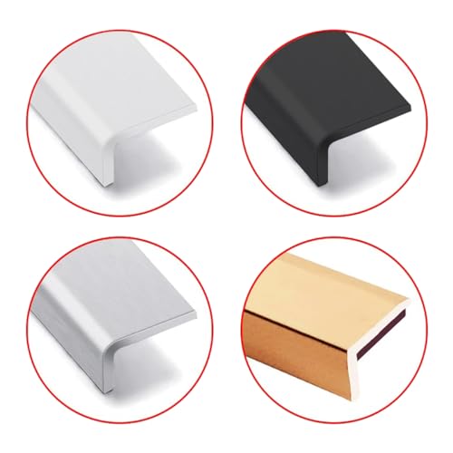 Cubre esquinas L de metal autoadhesivo que evita desconchones en esquinas de muebles 4