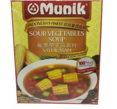 #RT Munik Sour Vegetable Soup (Sayur Asam) 180g -This unique sour vegetable spice that tastes refreshing is good to eat when it's still warm