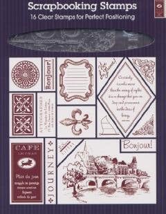 All Night Media Scrapbooking Clear Stamps 91416 International Intrigue