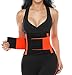 Camellias Women's Waist Trainer Belt Body Shaper Belly Wrap Weight Loss Training Corset Cincher Trimmer Tummy Compression Slimmer Band for Workout Gym Fitness, SZ8002-Orange-2XL